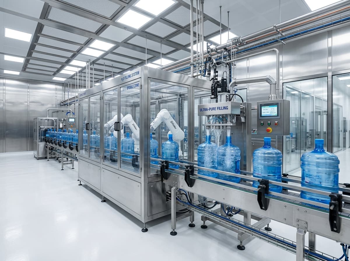 Stage 14: Sterile Cleanroom Storage - BIODROPS 14-Stage Water Purification